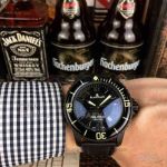 Perfect Replica Blancpain Fifty Fathoms Black Dial Nylon Strap 42 MM Quartz Men's Watch 